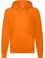 Heren Hoodie Fruit of the Loom Lightweight 62-140-0 Orange